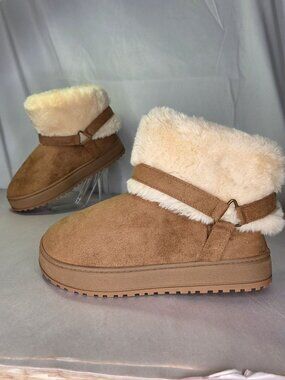 Journee Collection Thada Cozy Slipper Bootie 7-8